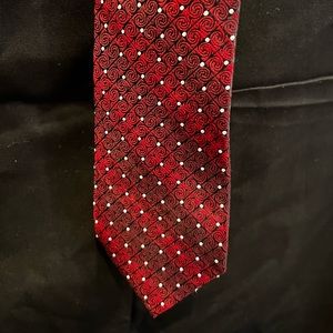 Pronto Uomo Couture Red Silk Tie NWT